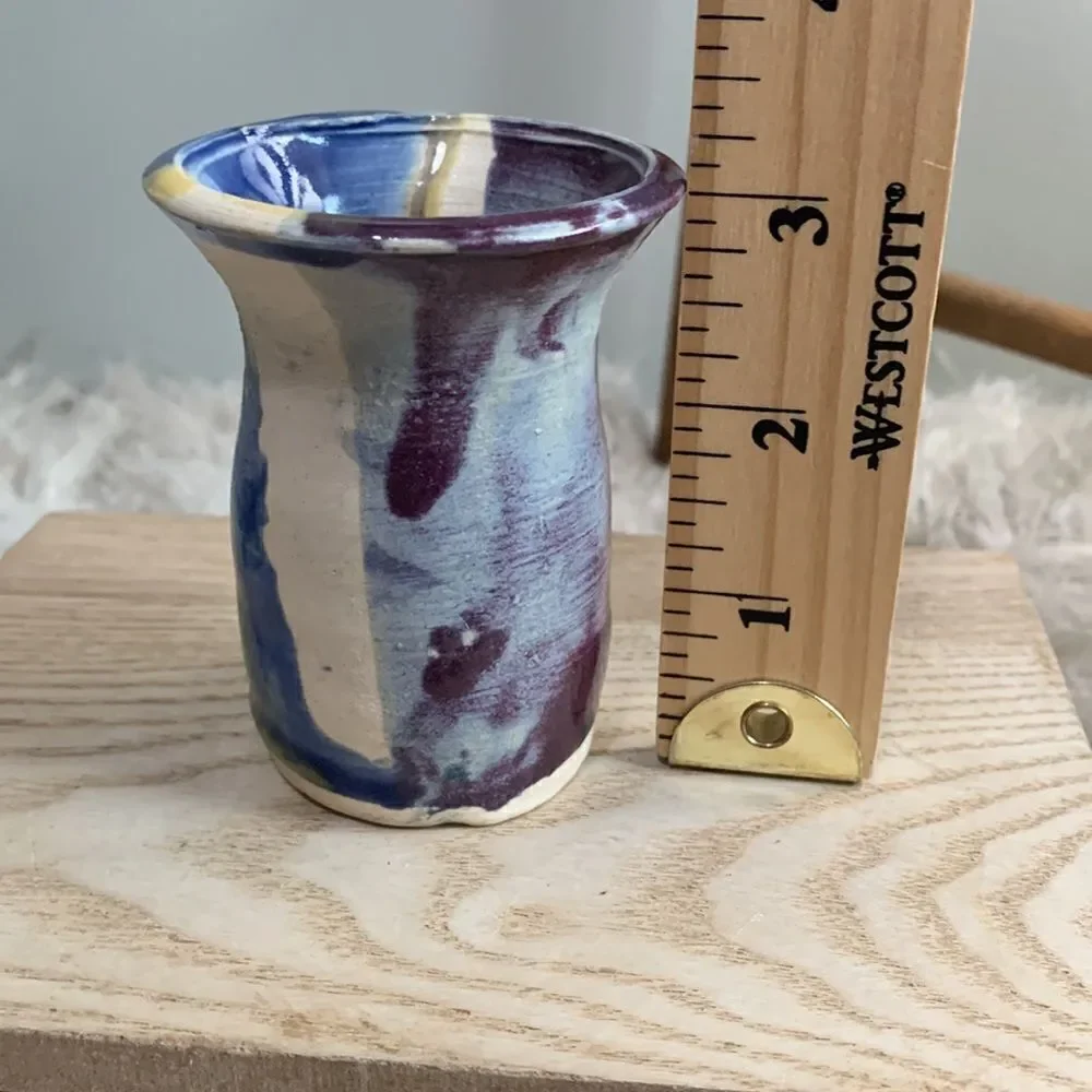 Handmade Small Studio Art Pottery Vase‎